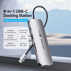 Vention 8-in-1 USB-C Docking Station