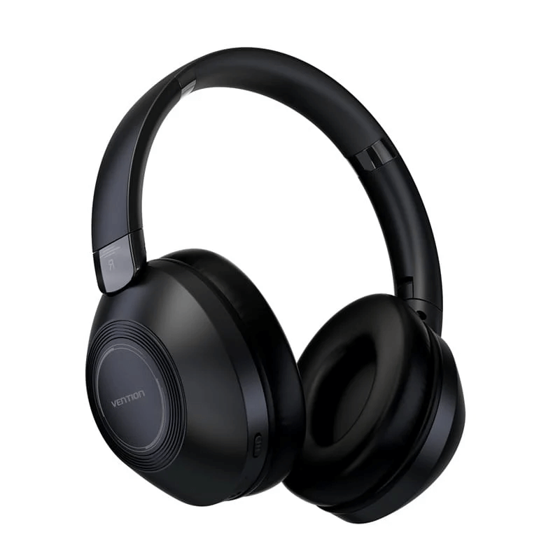 Vention Wireless On-Ear Headphones SoundMate in sleek black design, perfect for corporate gifts and superior audio experience.