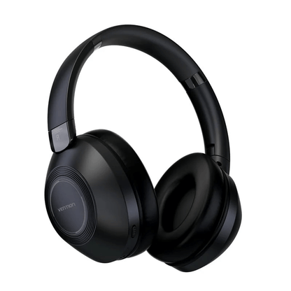 Vention Wireless On-Ear Headphones SoundMate in sleek black design, perfect for corporate gifts and superior audio experience.