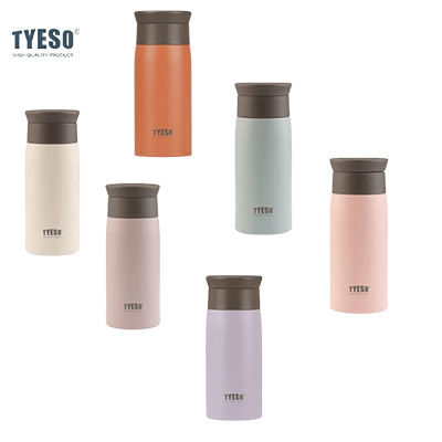 TYESO Vacuum Bottle 12oz collection in various colors, perfect for stylish hydration, ideal corporate gift.