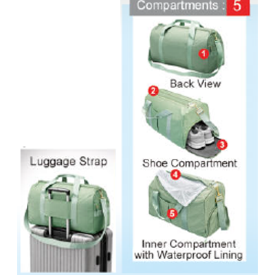 Stylish and Sporty Travel Bag