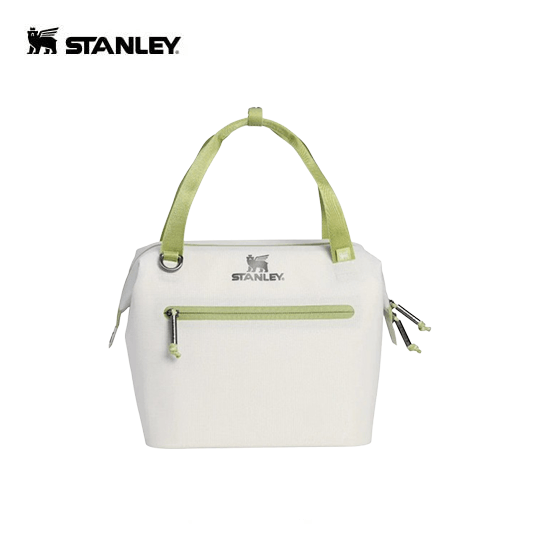 STANLEY The All Day Julienne Mini Cooler Nelly Korda Collection 0.7L in off-white and green design