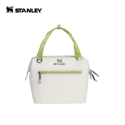 STANLEY The All Day Julienne Mini Cooler Nelly Korda Collection 0.7L in off-white and green design
