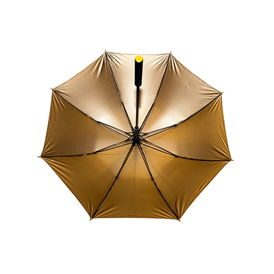 Gold Color Umbrella With UV Coated Corporate Gifts Singapore