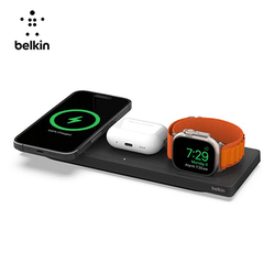 Belkin 3-in-1 Wireless Charging Pad with Official MagSafe Charging 15W Corporate Gifts Singapore