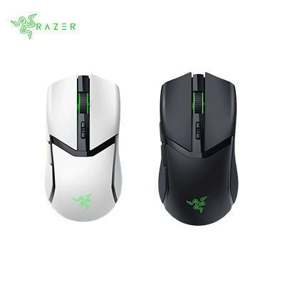 Razer Cobra Pro Wireless Gaming Mouse in White and Black, perfect as a Corporate Gift.