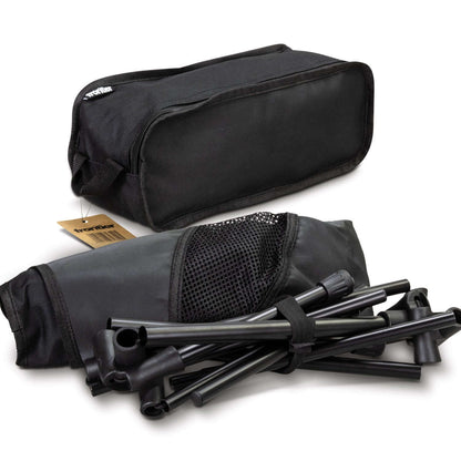 Frontier Lightweight Folding Chair storage bag with poles, ideal for outdoor events and corporate gifts.