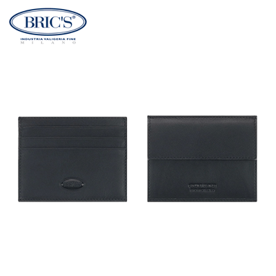BRIC’S Cervino RFID Card Case, stylish leather card case with RFID protection and multiple slots.