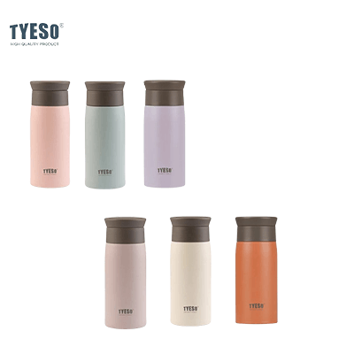 TYESO Vacuum Bottle 17oz in various colors, perfect for cold and warm drinks, ideal as a Corporate Gift.