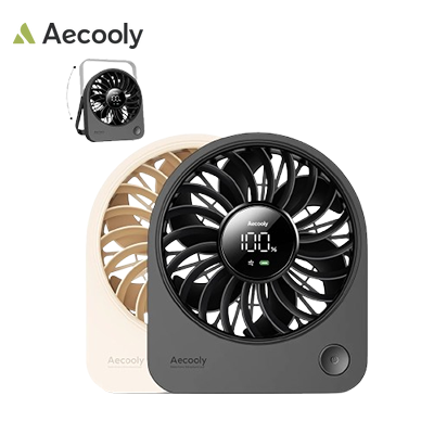Aecooly Mini Portable Desk Fan USB Table Fan