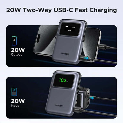 UGREEN Uno Magnetic Wireless Power Bank 10000mAh 15W Corporate Gifts Singapore