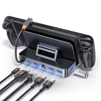 Baseus GamerX 6 Ports USB-C Steam Deck Docking Station Corporate Gifts Singapore