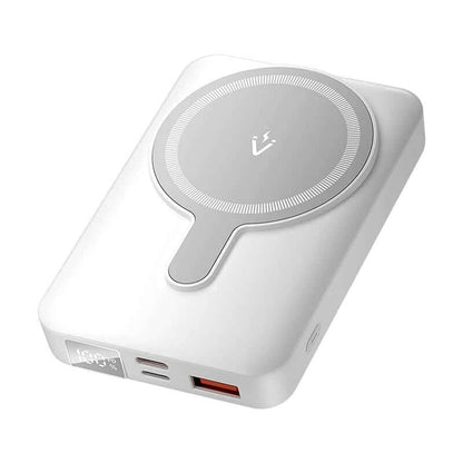Vention 10000mAh Magnetic Wireless Power Bank 22.5W with built-in stand and USB ports.