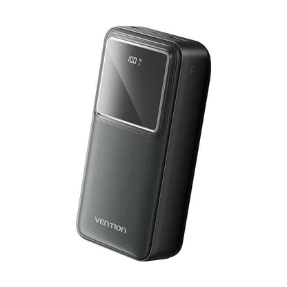 Vention 30000mAh Power Bank 22.5W with digital display and sleek design, perfect for corporate gift.