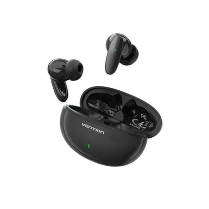 Vention Bluetooth 5.3 Earphones TWS True Wireless Earbuds in a case with two earbuds, ideal corporate gift.
