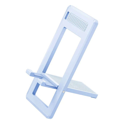 Vention Portable Phone Stand for Desk in light blue color, ideal accessory for corporate gifts and personalized desk setups.