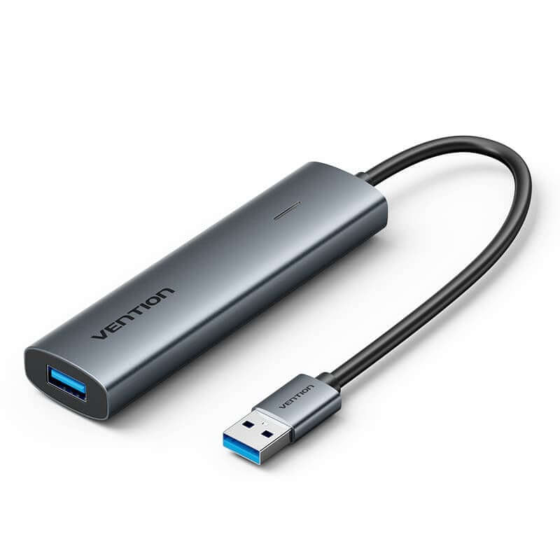 Vention Gen 1 Type C Hub, 5-in-1 USB 3.0 hub for seamless connectivity and swift data transfer.