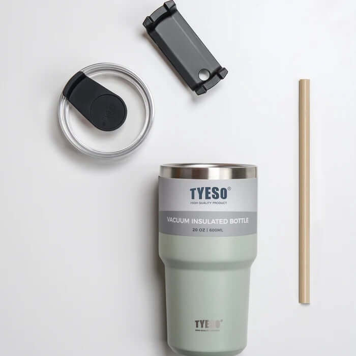 TYESO Stainless Steel Tumbler with Straw 20oz Corporate Gifts Singapore