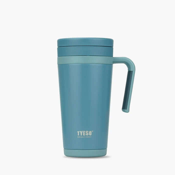 TYESO Thermos Office Tumbler in blue, perfect corporate gift for keeping drinks hot or cold.