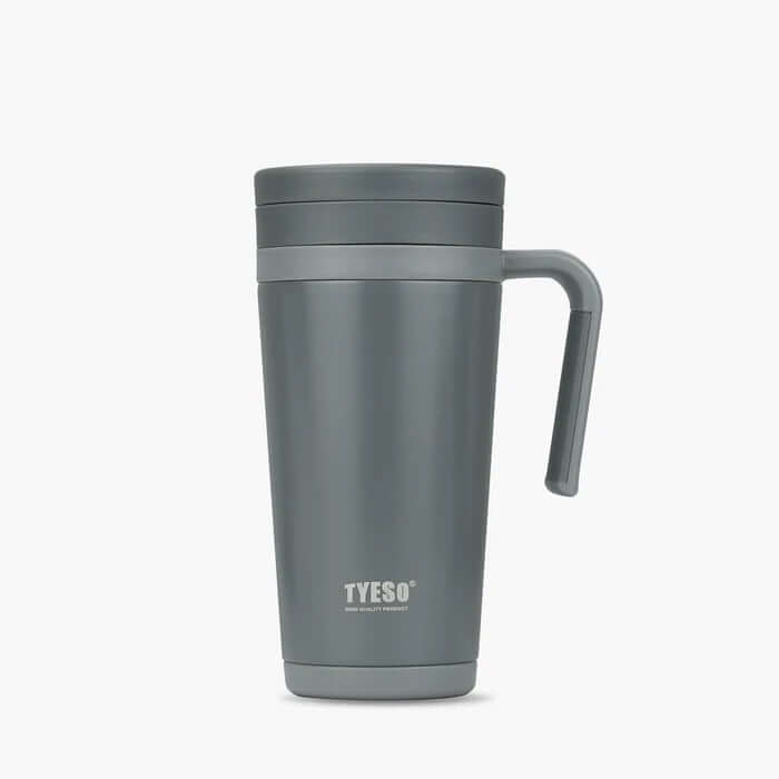 TYESO Thermos Office Tumbler in gray, perfect corporate gift for professionals.