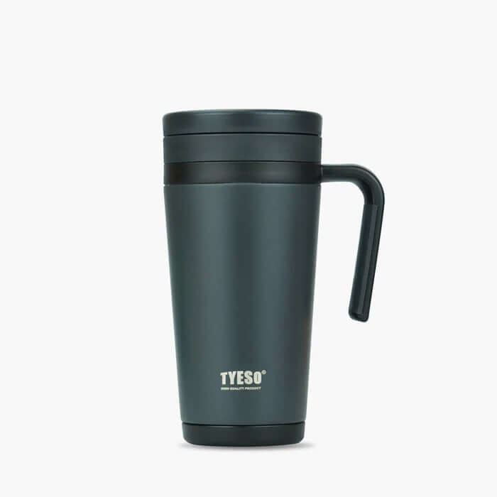 TYESO Thermos Office Tumbler in sleek black design, ideal for corporate gifts and keeping beverages hot or cold.