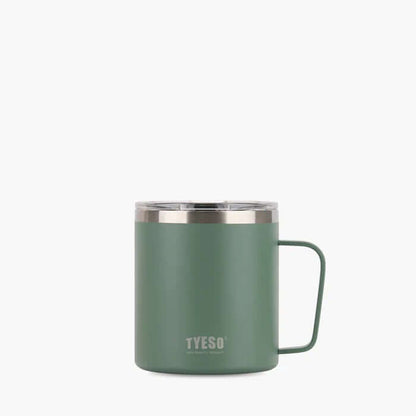 TYESO Coffee Mug 14oz in green, a stylish and practical corporate gift for any occasion.