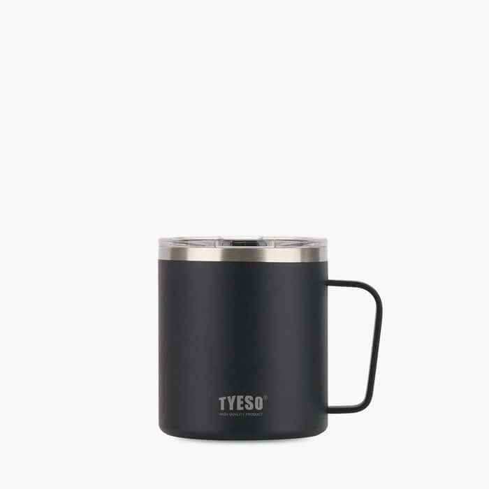 TYESO Coffee Mug 14oz with vacuum insulation for hot or cold drinks, ideal corporate gift for any occasion.