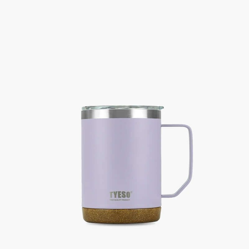 TYESO 18oz Coffee Mug in lavender with double-wall insulation, perfect for corporate gifts.
