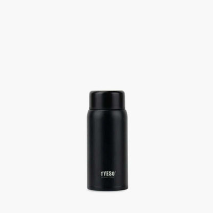 TYESO Mini Pocket Bottle 5oz in sleek black design, ideal for hydration on the go and a perfect corporate gift.