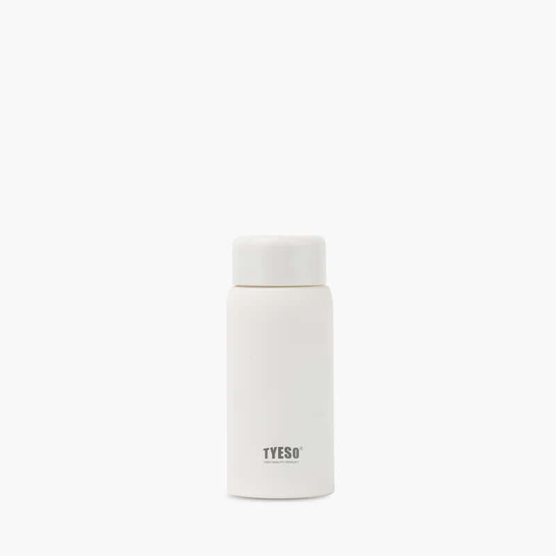 TYESO Mini Pocket Bottle 5oz in white, a stylish and functional corporate gift for hydration on the go.