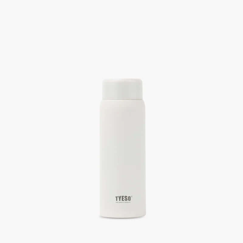 TYESO Mini Pocket Bottle 7oz in white, ideal for corporate gifts and hydration on the go.