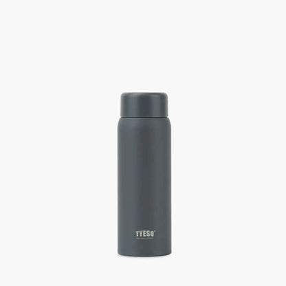 TYESO Mini Pocket Bottle 7oz in dark gray, perfect for hydration on the go and ideal as a corporate gift.
