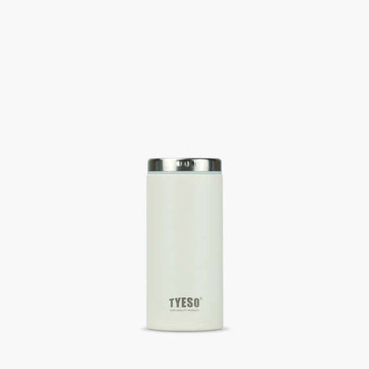 TYESO Small Size Bottle 7oz, sleek white design for hydration on the go, ideal corporate gift.