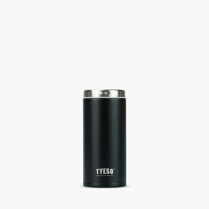 TYESO Small Size Bottle 7oz in sleek black design perfect for hydration on the go.