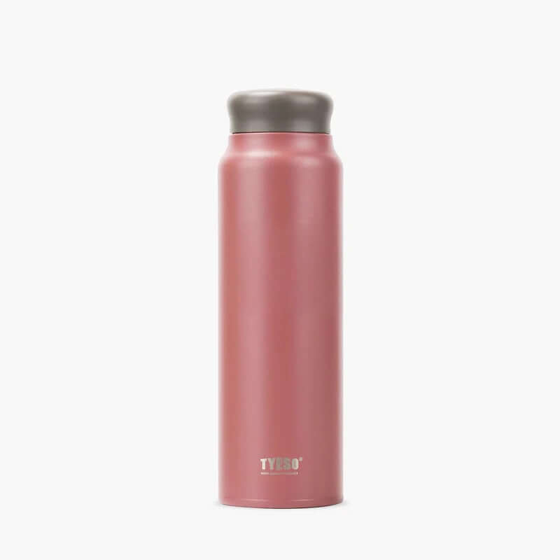 TYESO Light Weight Bottle 27oz in pink, perfect for hydration on the go and a great corporate gift.