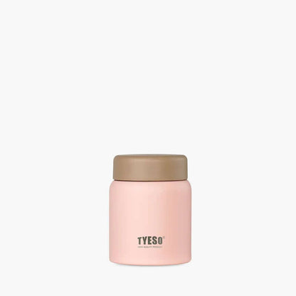 TYESO Small Food Jar 7oz in a stylish blush pink color, perfect for corporate gifts and portable food storage.