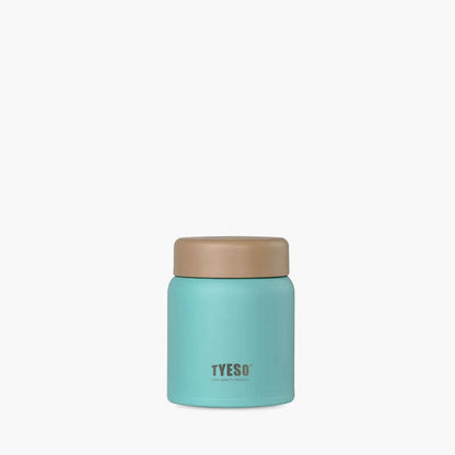 TYESO Small Food Jar 7oz in a stylish turquoise design, perfect for on-the-go meals and a great corporate gift.