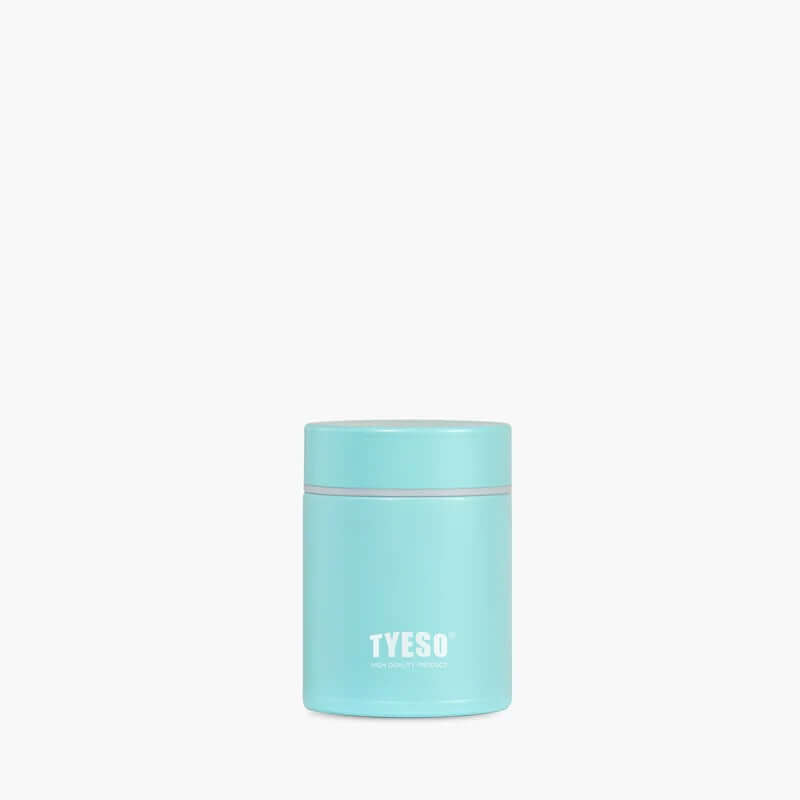TYESO 7oz Food Jar in aqua color, perfect for meals on the go, ideal as a corporate gift.