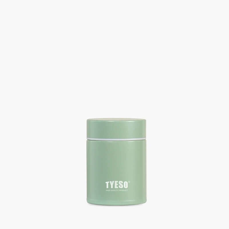 TYESO 7oz Food Jar in green, perfect for keeping meals hot or cold for hours, ideal corporate gift.