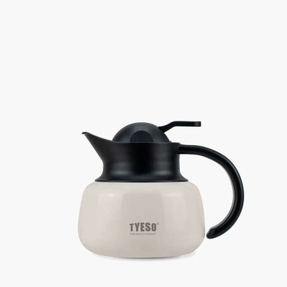 TYESO Vacuum Insulated Teapot with Strainer 20oz, stylish and functional design for tea enthusiasts.
