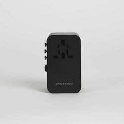 Crossing World Travel Adaptor 70W with 2 X USB-A + 2 X USB-C with Built-In Type C Cable Corporate Gifts Singapore