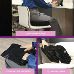 Cabeau Evolution Seat Cushion providing ergonomic support, portability, and anti-slip design for comfortable seating.