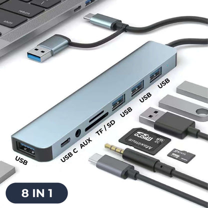 8 in 1 USB Hub Corporate Gifts Singapore