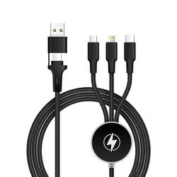 6 in1 Fast Charging Cable With LED Logo Corporate Gifts Singapore