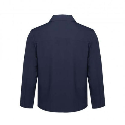 Back view of the Unisex Corporate Jacket in navy color, ideal for corporate gifts in Singapore.