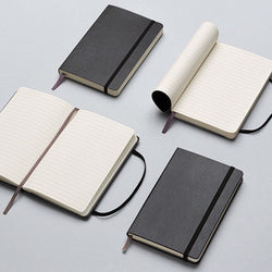 Moleskine Classic Soft Cover Notebook - Large showcased in various angles and open pages, ideal for Corporate Gift Singapore.