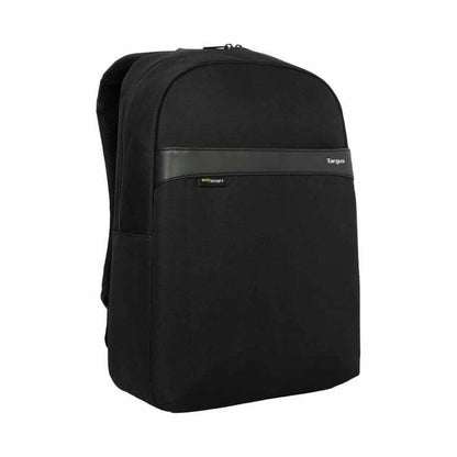 Targus 15-16" GeoLite EcoSmart® Essentials Backpack in black, ideal for corporate gifts and modern professionals.