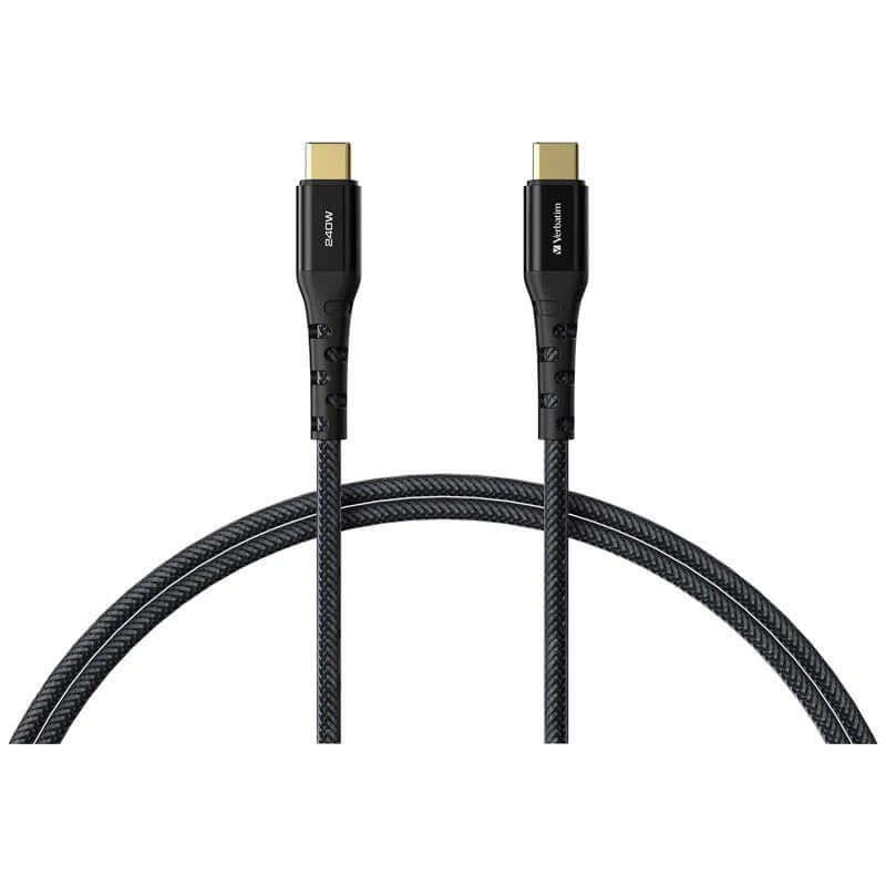 Verbatim VM66820 Touch Max PD3.1 C-C 240W Cable 1.2M high-performance charging and data transfer cable