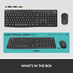 Logitech MK295 Silent Wireless Keyboard and Mouse Combo