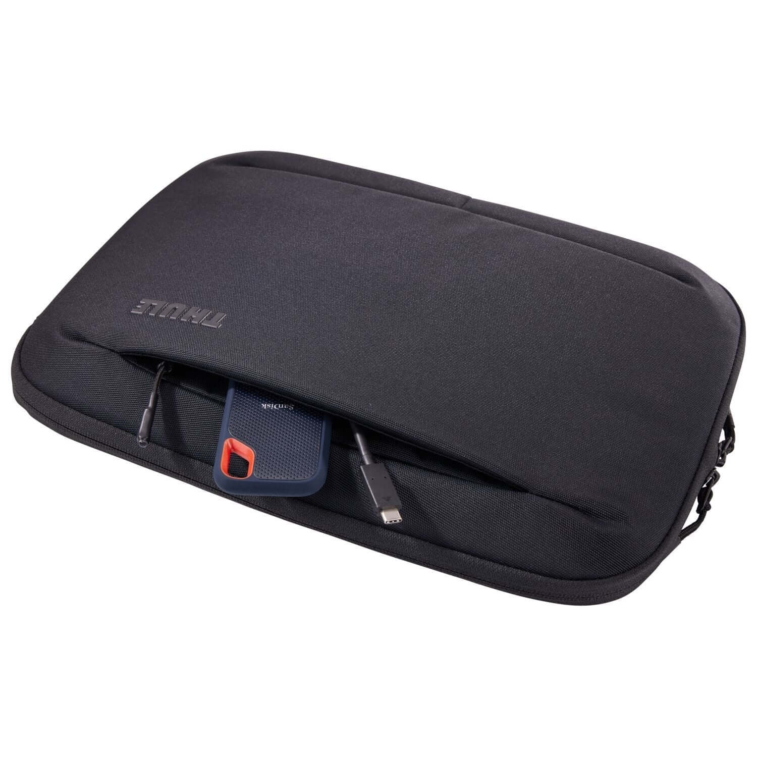 Thule Subterra 2 Macbook Sleeve 14 Inches with a front pocket for accessories, perfect for corporate gifts.